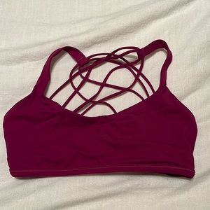 Lululemon Free to be - Wild bra Size 8 Pink